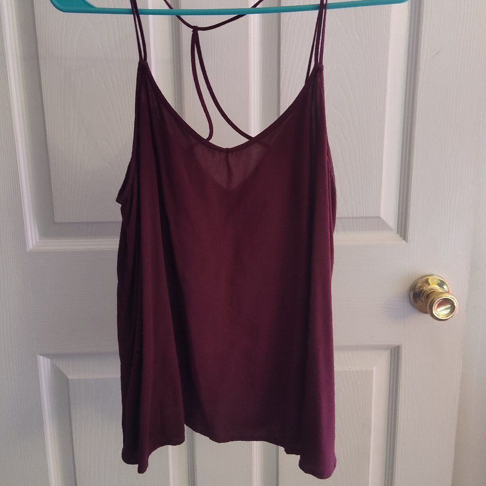 Maroon Tank Top Women's XL